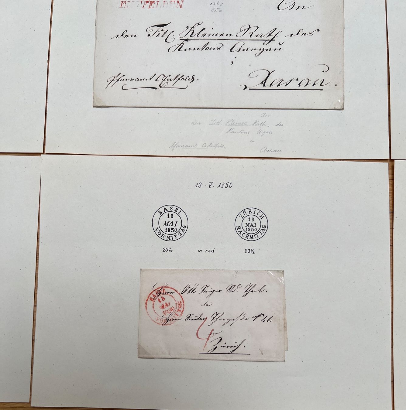 Tutti i francobolli: Kl. Sammlung Falt/Briefe ohne Marken – Usato da Endingen venduto da haifu 3