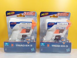 NERF N-Strike: 2 Stück Elite Triad EX-3 NEU