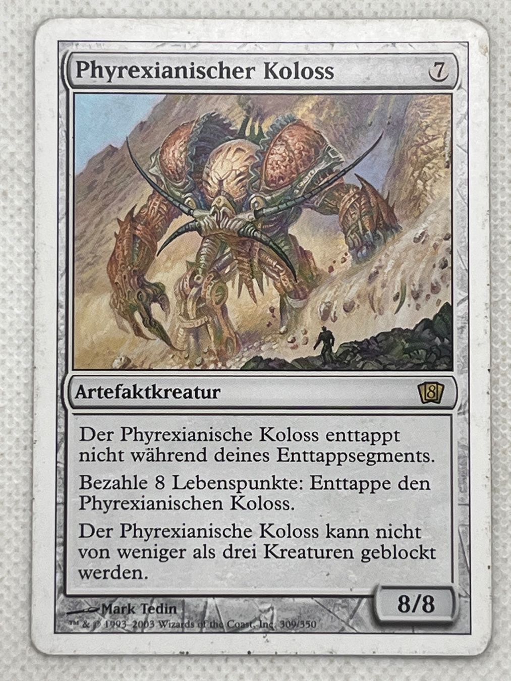 Magic The Gathering Cartes à collectionner: MTG Phyrexianischer Koloss 8ED 309 Deutsch Rare – D'occasion à Hinterkappelen par Kim1992