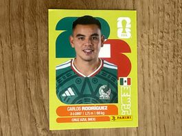 Panini FIFA WM 2026 Sticker Carlos Rodríguez MEX 9