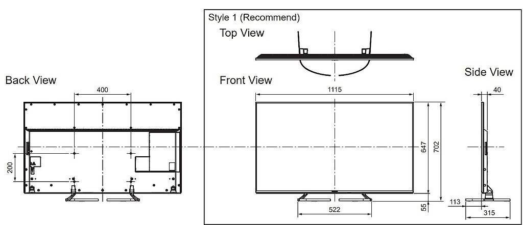 Panasonic Televisori: Panasonic Smart TV 50", 4K, LED  TX-50EX700B – Usato da Reinach BL venduto da aur_5vtn 4