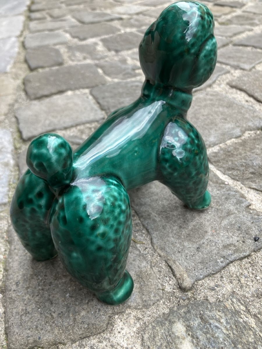Figuren: Caniche vintage Vallauris Puddel – Gebraucht aus La Neuveville von Canelle4 3