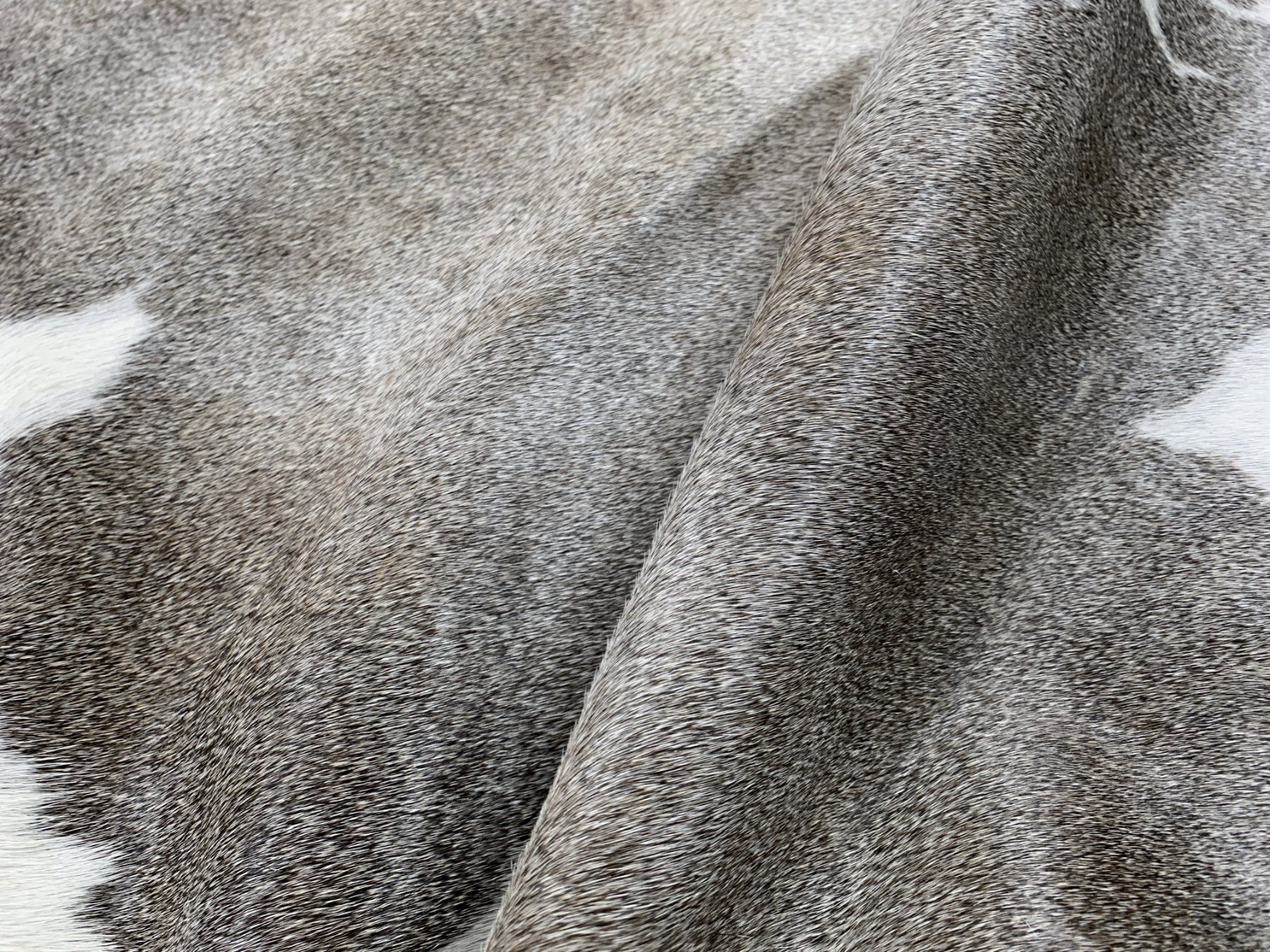 Tappeti: echtes Kuhfell Teppich Grey/White – Nuovo e nell'imballaggio originale da Arbedo venduto da patagonialeatherrugs 1