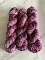 Merino et soie teinte à la main