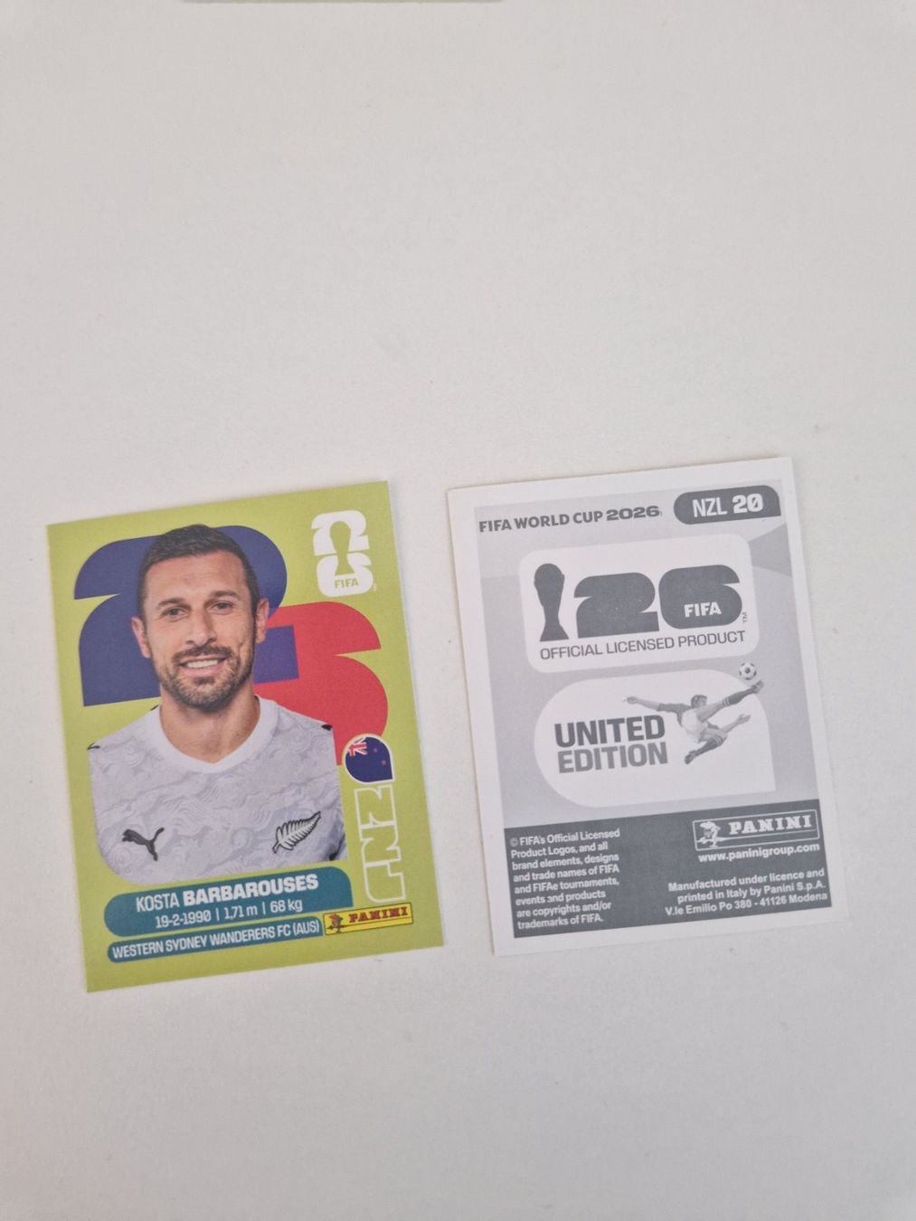 Panini Cartes à collectionner: Panini Sticker NZL20 – Neuf (Voir description) à Stüsslingen par white_angel86