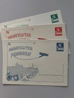 1929 Philatelisten Kongress die 3 Offizellen Couvert unge.