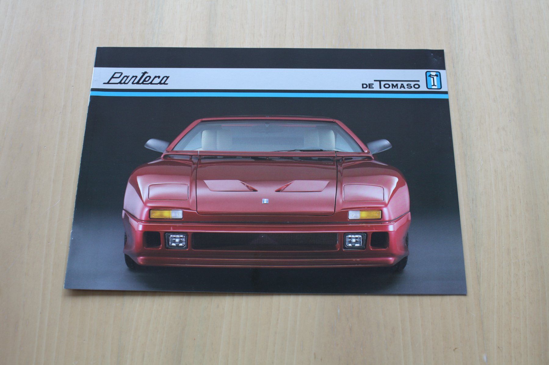 De Tomaso Documenti: De Tomaso Pantera Prospekt – Usato da Wikon venduto da erwin400