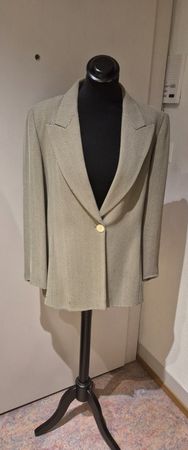 Damen Blazer Muster beige/schwarz Gr. 44 MAX MARA Vintage