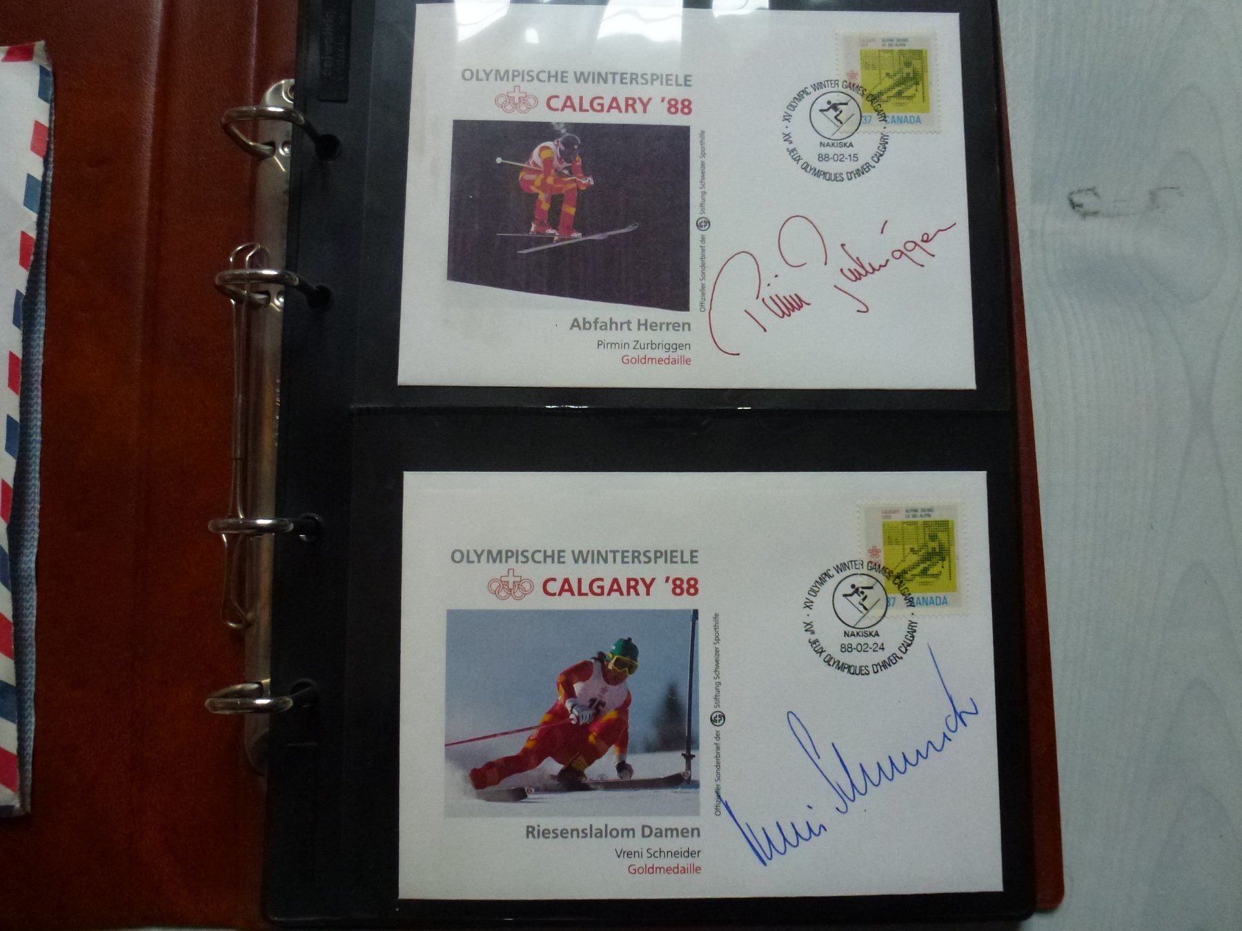 Tous les timbres: Top ++ Brief-Sammlung Olympische Winterspiele Calgary 1988 – D'occasion à Walkringen par Casablanca777 2