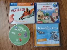 Hörspiel CD's für Kinder:James Tierleben, Wissen, Kinder Uni