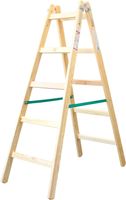 Holzleiter mit 5 Sprossen