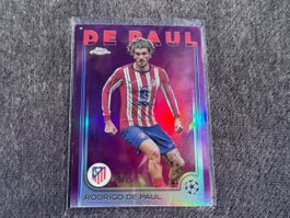 2024-2025 Topps Chrome UEFA Rodrigo De Paul Magenta /75