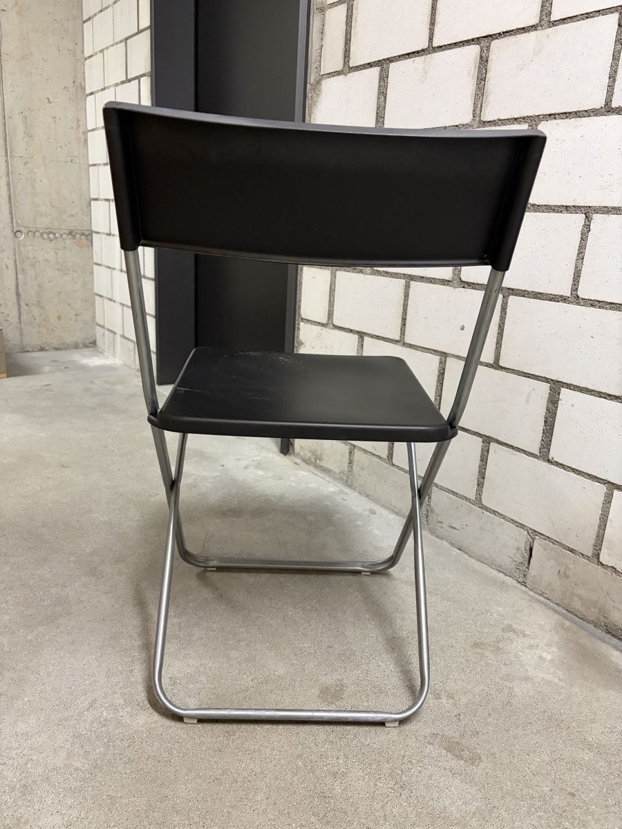 Ikea Sedie: 6 Folding Chair Metal Black Used – Usato da Oberrieden venduto da mat_cln7 2