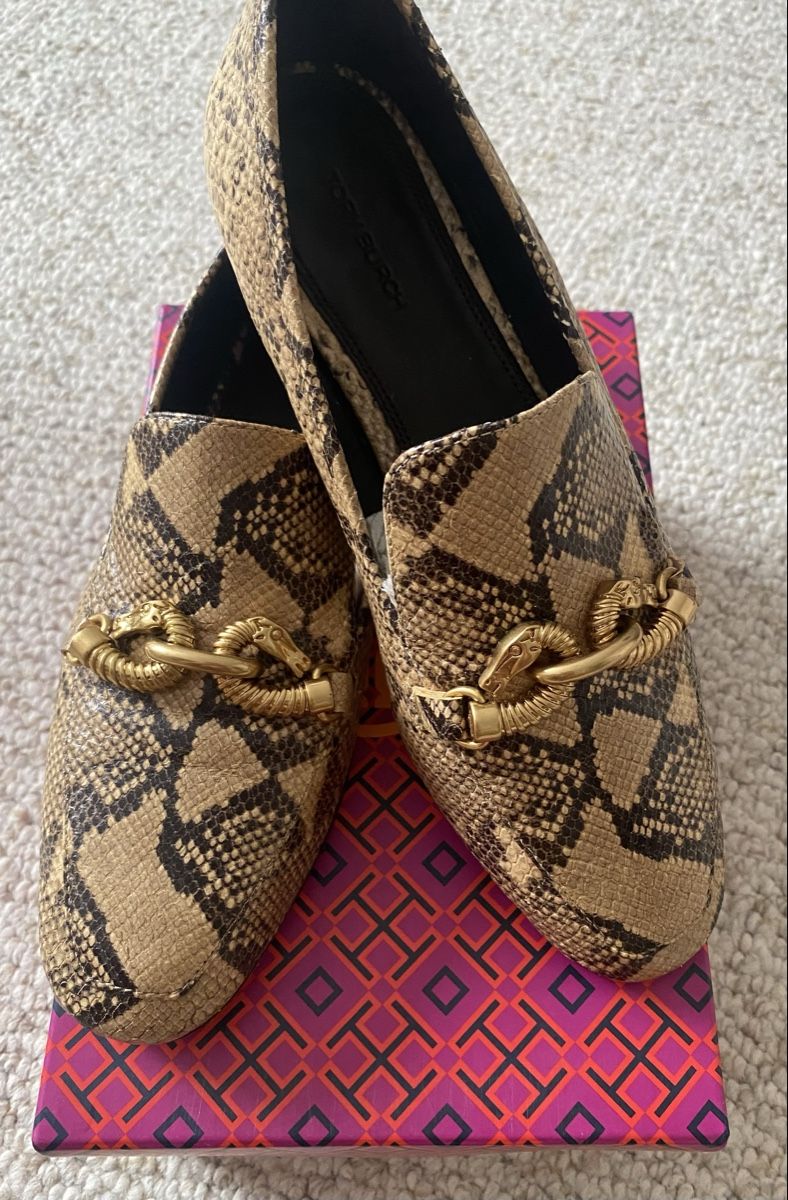 Tory Burch Damenschuhe: Tory Burch Jessa Loafer Python-Print – Neu (gemäss Beschreibung) aus Aesch BL von Gamazoru 1
