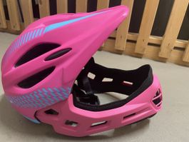Kinder Fahrradhelm Pink Grösse S mit Licht guter Zustand