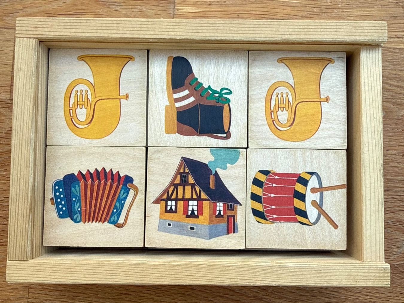 Giochi: Tier Memory Spiel aus Holz – Usato da Basel venduto da pahn