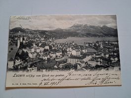 Lucerna con vista del monte Rigi