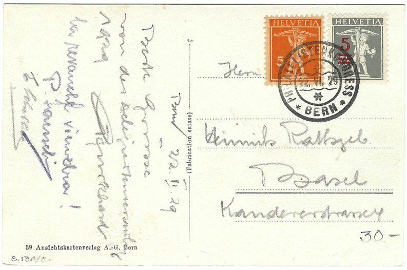 Cartoline postali: AK Bern Bärengraben mit Stempel 1929 – Usato da Rheinfelden venduto da wil_m7gh 1