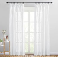 Vorhang Leinenoptik 2 Stück BxH 140x245cm