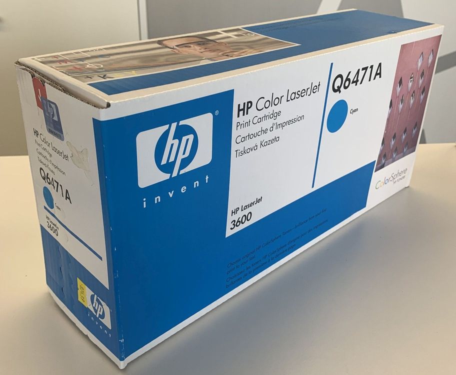Cartouche De Toner HP Q6471A (502A) Cyan Authentique - Neuf Sous Blister - Pour Imprimantes HP Compatibles