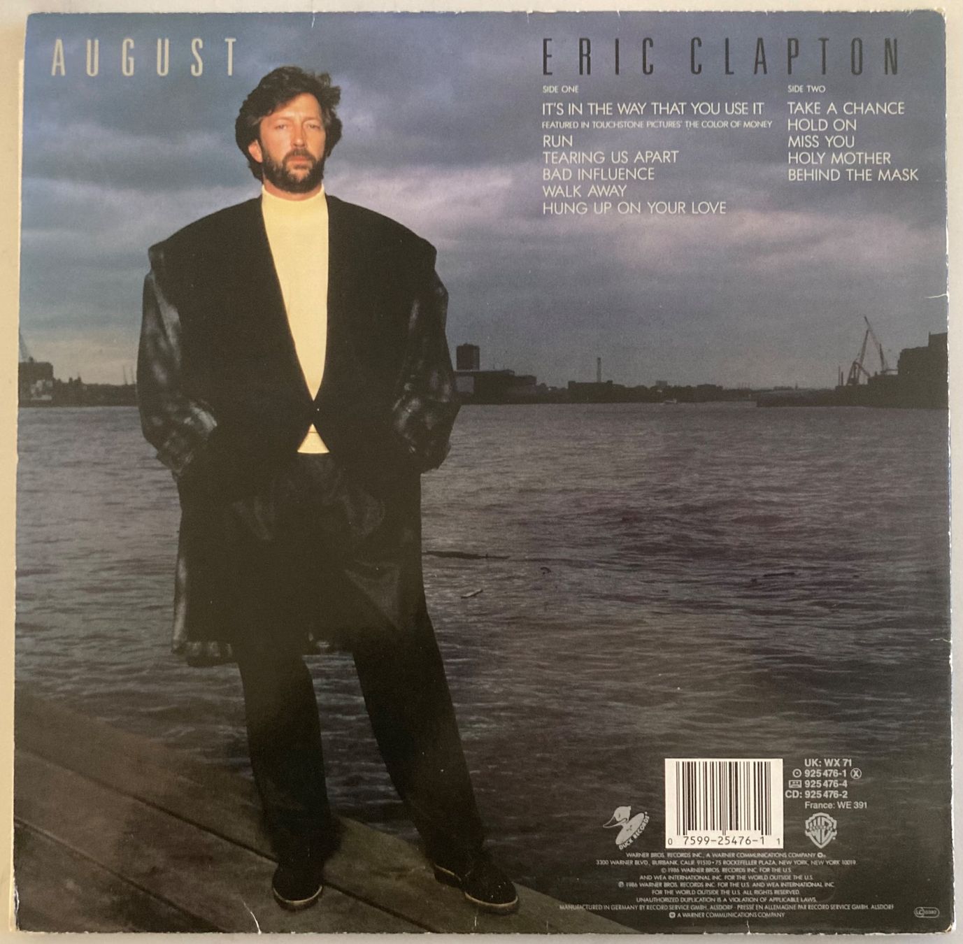 Dischi in vinile: ERIC CLAPTON - AUGUST – Usato da Poliez-Pittet venduto da Newtown-Records 1