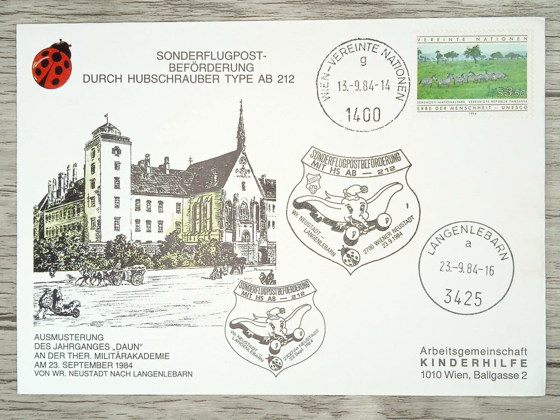 Tutti i francobolli: TR15 Enveloppe + Timbre Autriche 1984 – Usato da Cousset venduto da Patrick_Collections