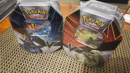 V Strikers Tins Tyranitar & Empoleon Set Pokemon