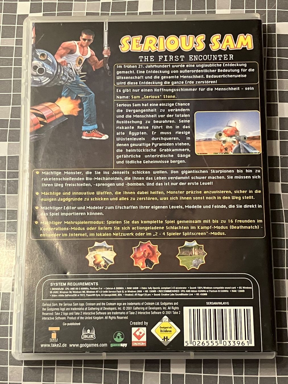Giochi: Serious Sam: The First Encounter - PC (2001, deutsch) – Usato da Winkel venduto da Asdas87 1