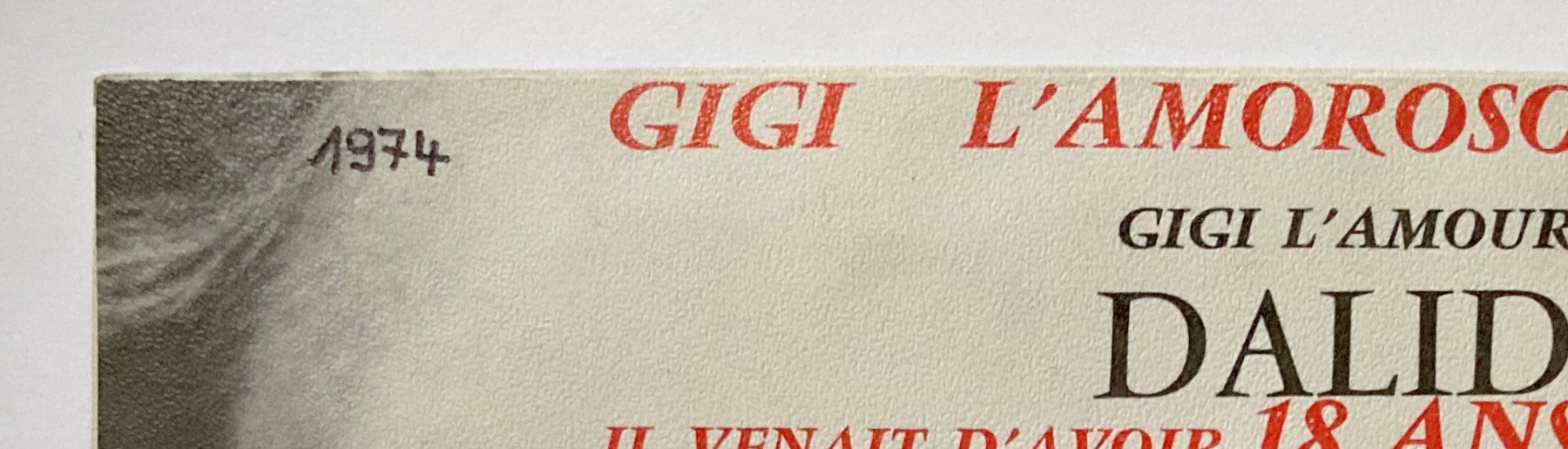 Dischi in vinile: DALIDA - GIGI L'AMOROSO – Usato da Bottens venduto da hotter-than-hell 3