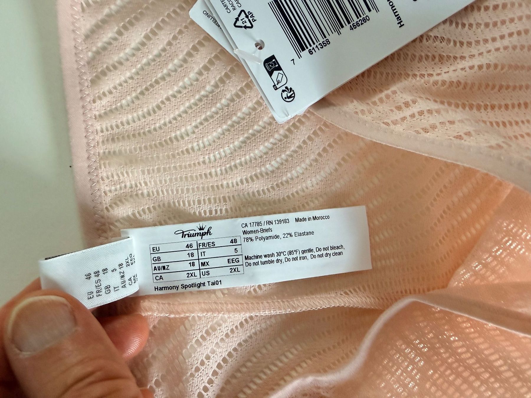 Triumph Autres dessous: TRIUMPH, Tai HARMONY SPOTLIGHT, Grösse 46, Farbe Hautfarbe – Neuf avec emballage d'origine à Rudolfstetten par gst_g7xl 2