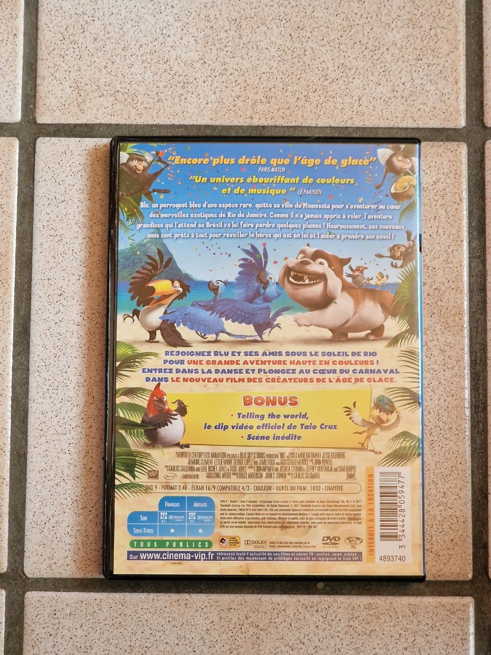Tutti i DVDs: DVD Rio – Usato da Echallens venduto da mal_z665 1