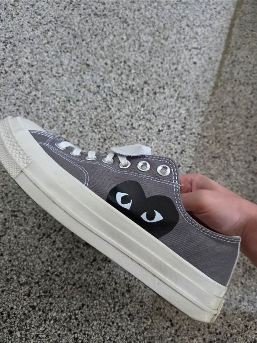 Converse Scarpe da uomo: CDG x Converse Chuck Taylor – Nuovo (secondo la descrizione) da Zollikofen venduto da Vintageforyou 2