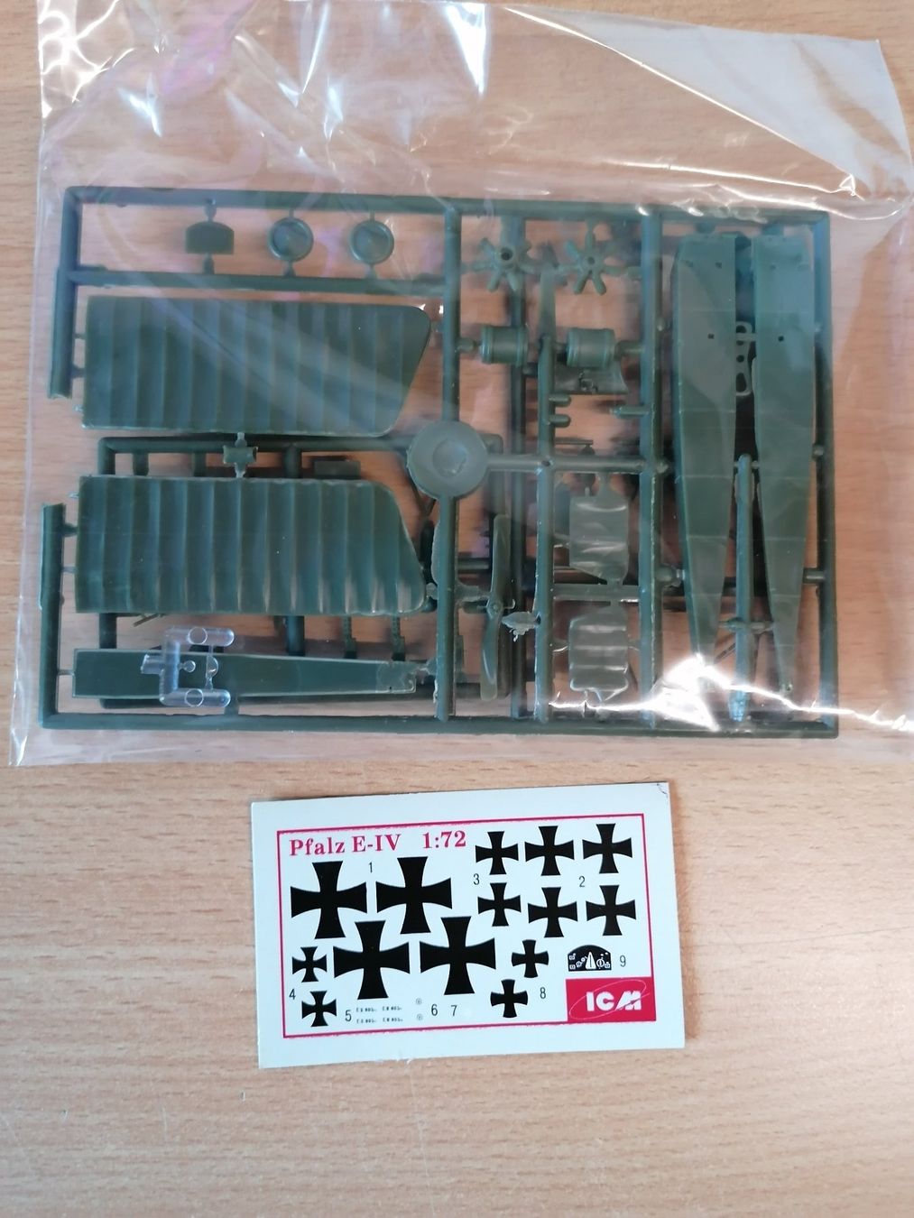 Kit di modellismo & Modellini statici: 1/72 Pfalz E.IV ICM 72121 – Nuovo e nell'imballaggio originale da Sion venduto da mika-0926 3