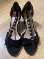 Schwarze High Heels - Gr. 38 sehr guter Zustand