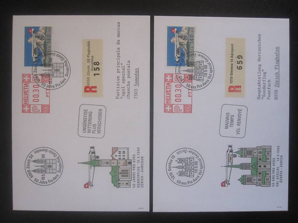 Tous les timbres: Briefmarken PRO AERO – D'occasion à Saland par k_z_tny8