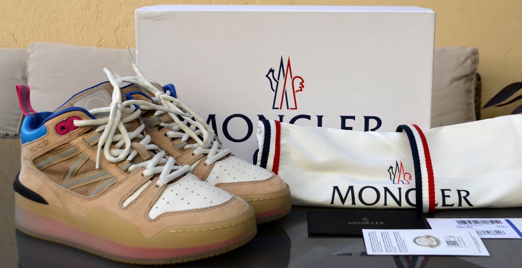 Moncler Scarpe da donna: Moncler Pivot Sneakers 38,5 – Usato da Collonges venduto da Auganien 1