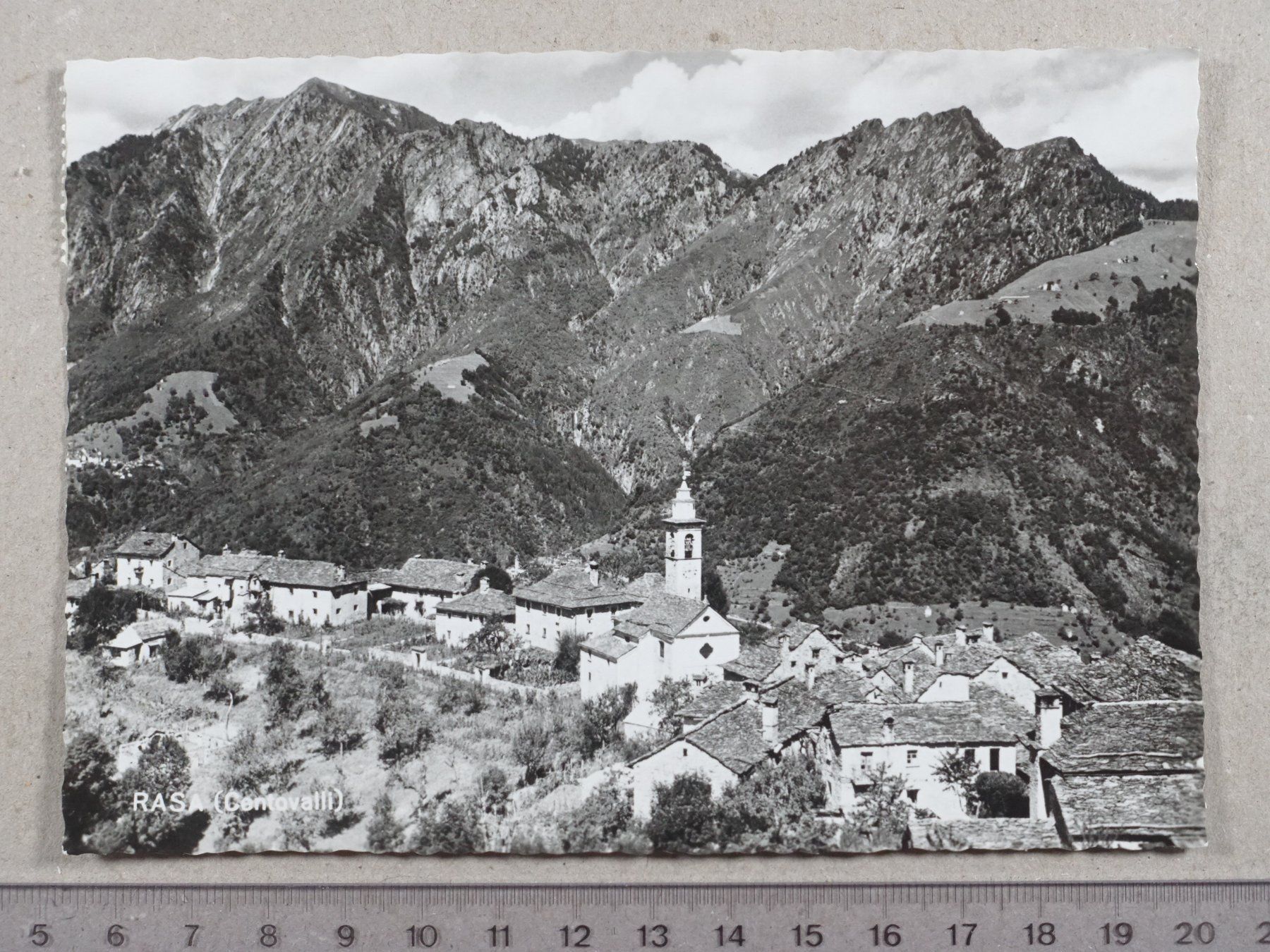 Ansichtskarten: Rasa, Centovalli, 1968 – Gebraucht aus Lenzburg von fh1