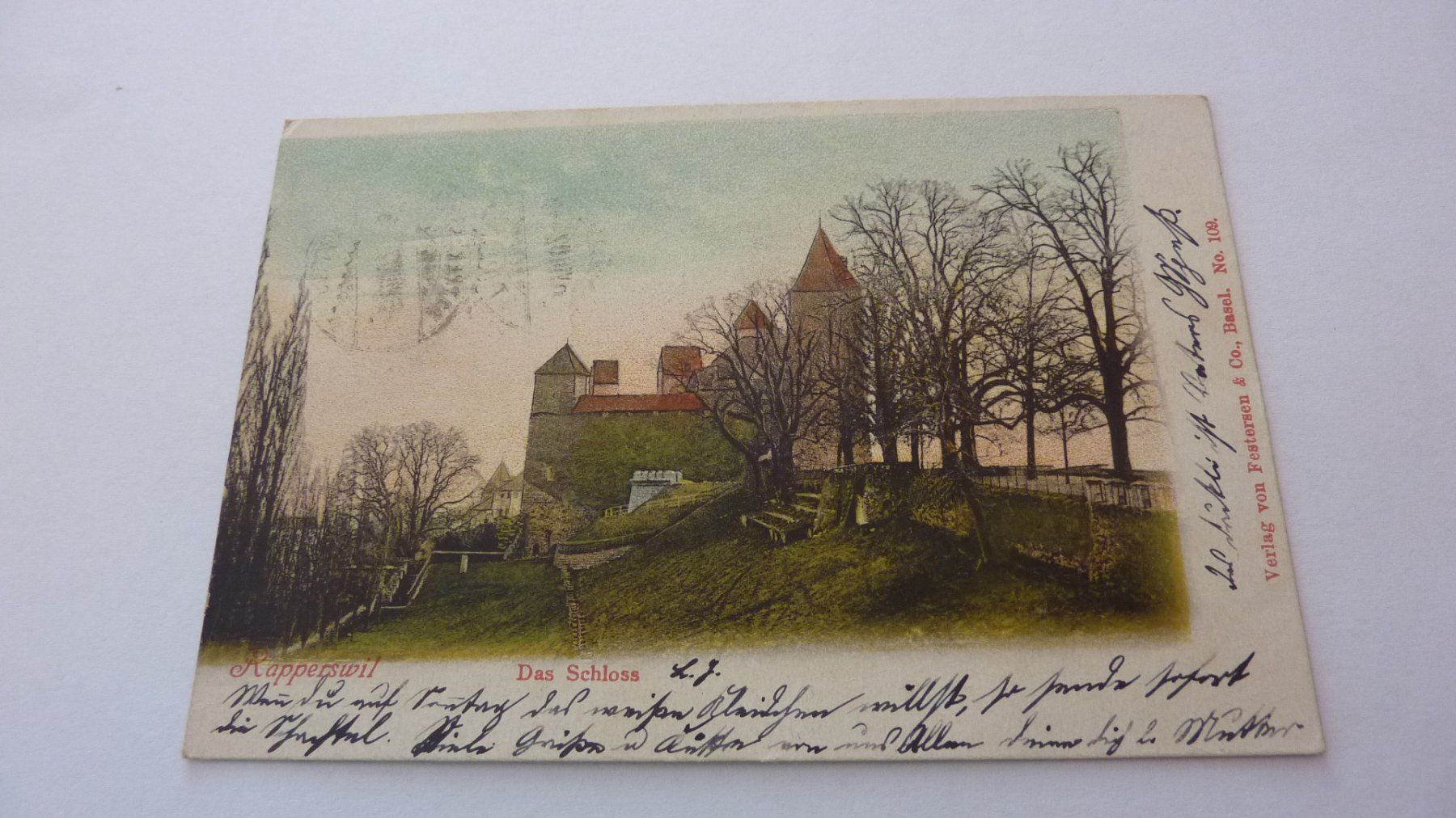 Cartoline postali: 5 ver. uralte Ansichtskarten : Rapperswyl 1900-1902 – Usato da Birrwil venduto da Schnaepli 2