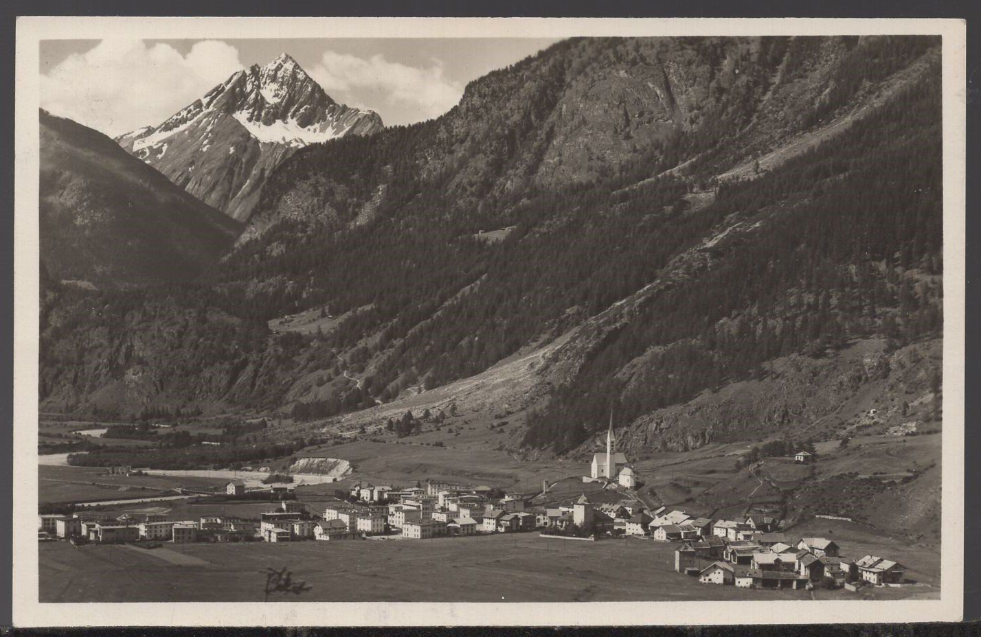 Cartoline postali: Zernez mit Piz Linard   1938 – Usato da Aarau venduto da kufi44