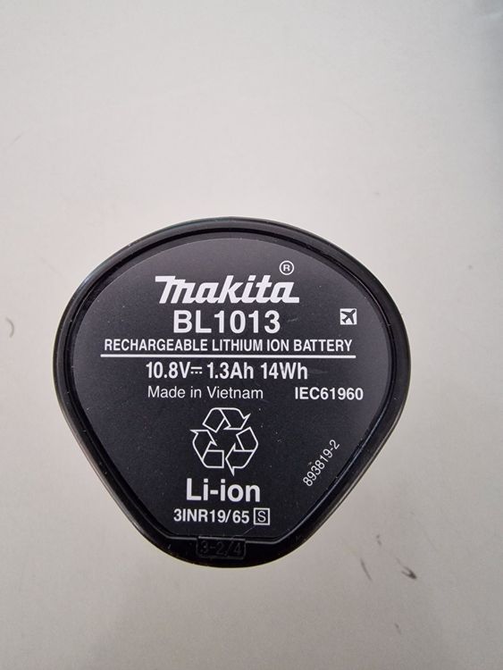 2x BL1013 Akku 1.5Ah 10.8V Mit Ladegerät – Ersatz Für Makita 10.8V Akkus | Kompatibel Mit Vielen Makita Elektrowerkzeugen