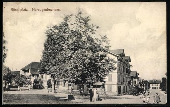 Cartoline postali: AK Herzogenbuchsee /Bern, Rössliplatz – Usato da Berlin venduto da bartko-reher
