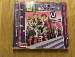 Die drei!!! Jagd im Untergrund - CD - Top Zustand!