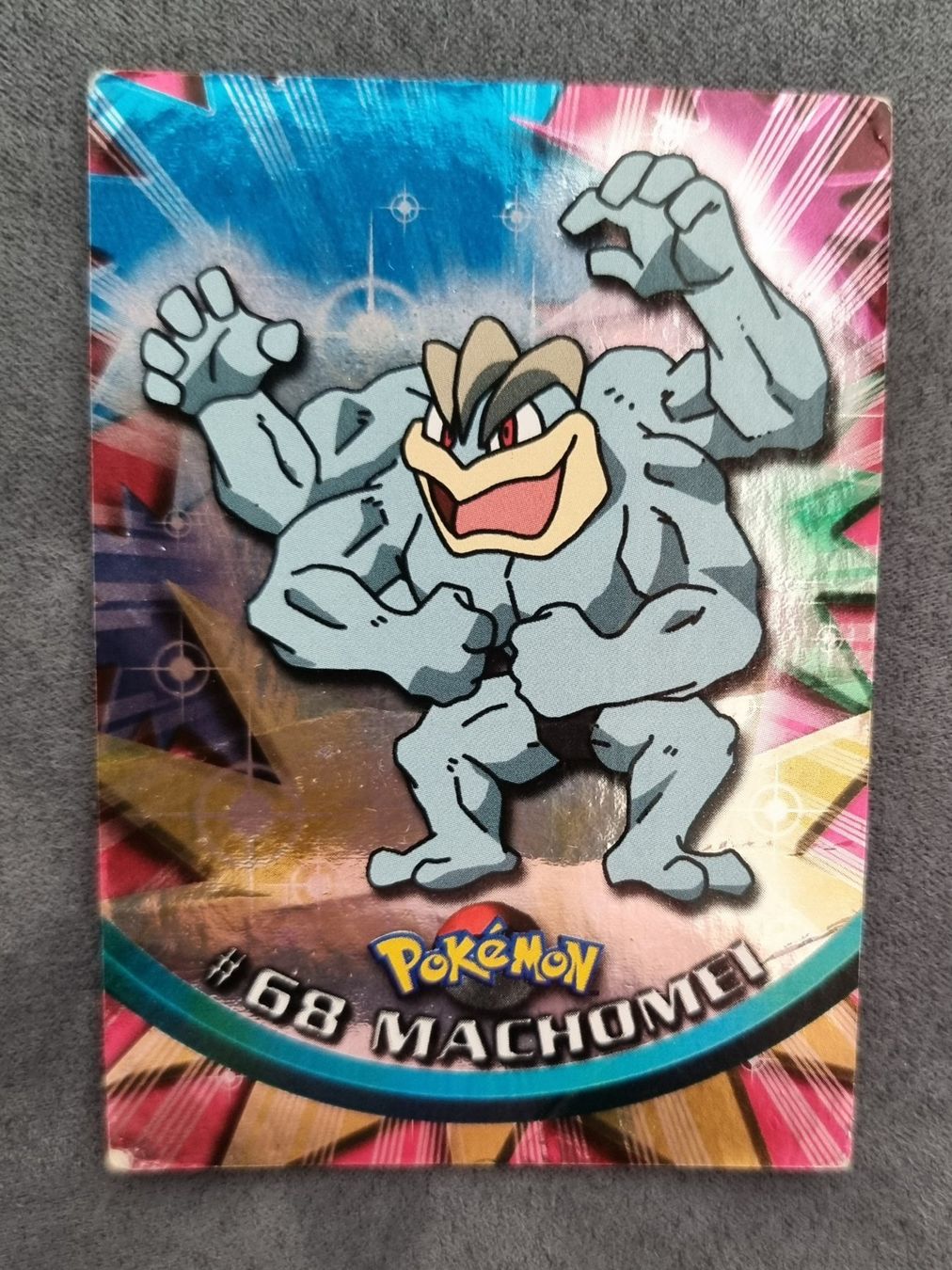 Pokémon Sammelbilder & Trading cards: Pokémon Topps Holo blau #68 Machomei – Gebraucht aus Roggwil BE von S_Cards 3