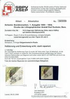 RAYONII <626>  16II HALBIERUNG BRIFTEIL ATTEST HERMANN