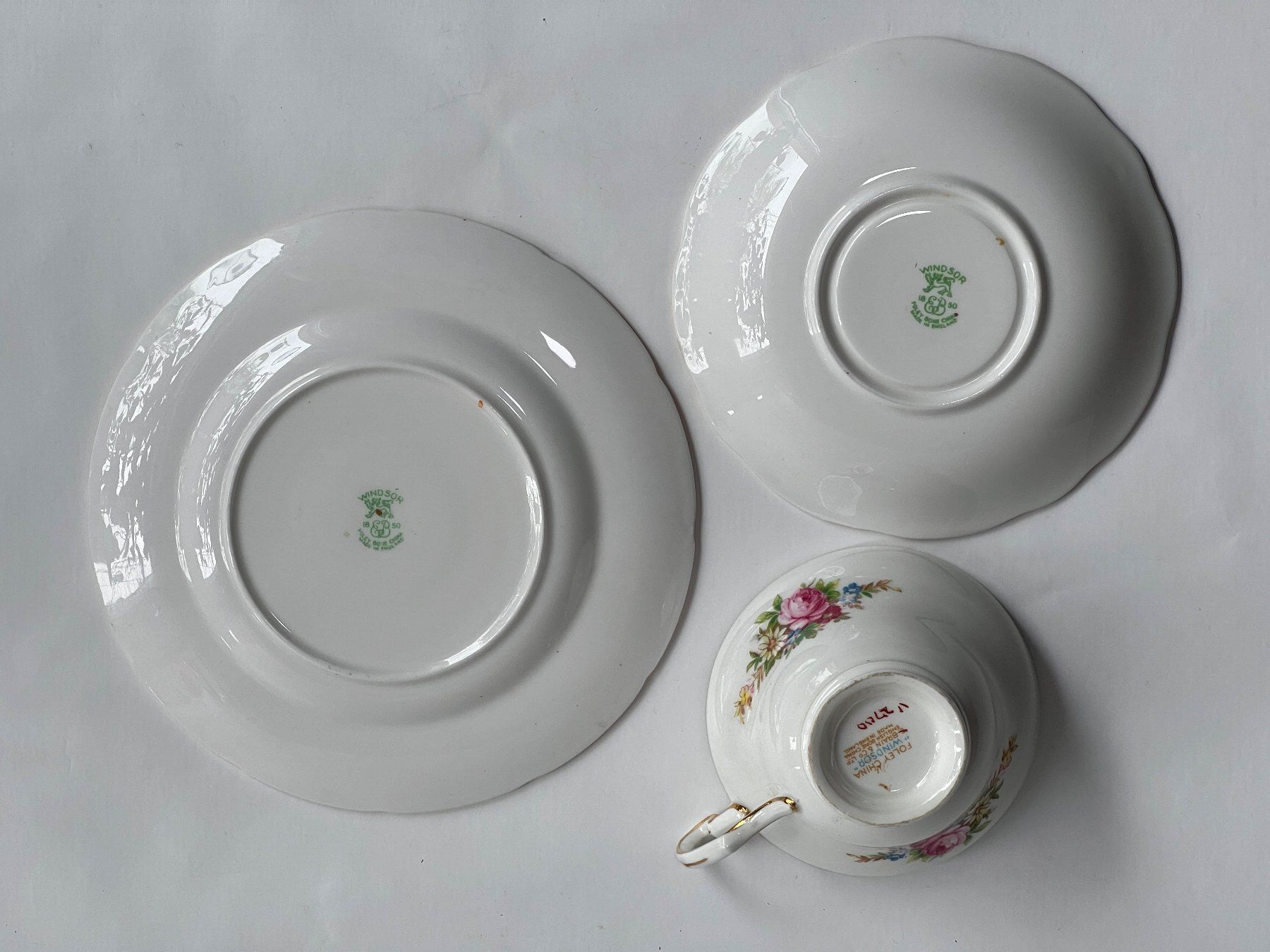 Tazze: Vintage Foley China "Windsor" Pattern - E. Brain & Co Ltd* – Usato da Dübendorf venduto da Smisbox 2