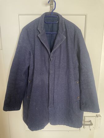 Vintage Work Coat / gefütterter Baumwollmantel