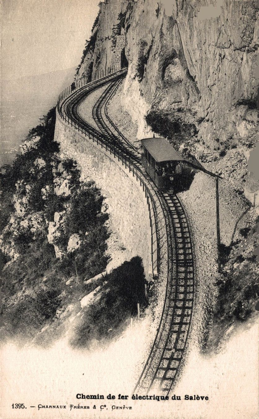 Cartoline postali: Chemin de fer électrique du Salève – Usato da Bronschhofen venduto da Astore