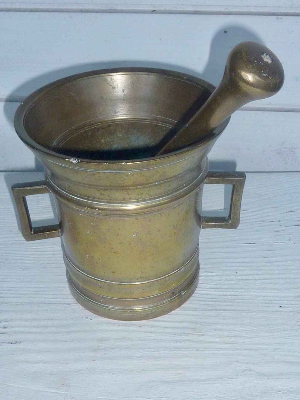 Autres pour cuisiner & mitonner: alter antiker schwerer Messing Mörser – D'occasion à Burgdorf par Tanchoo 1