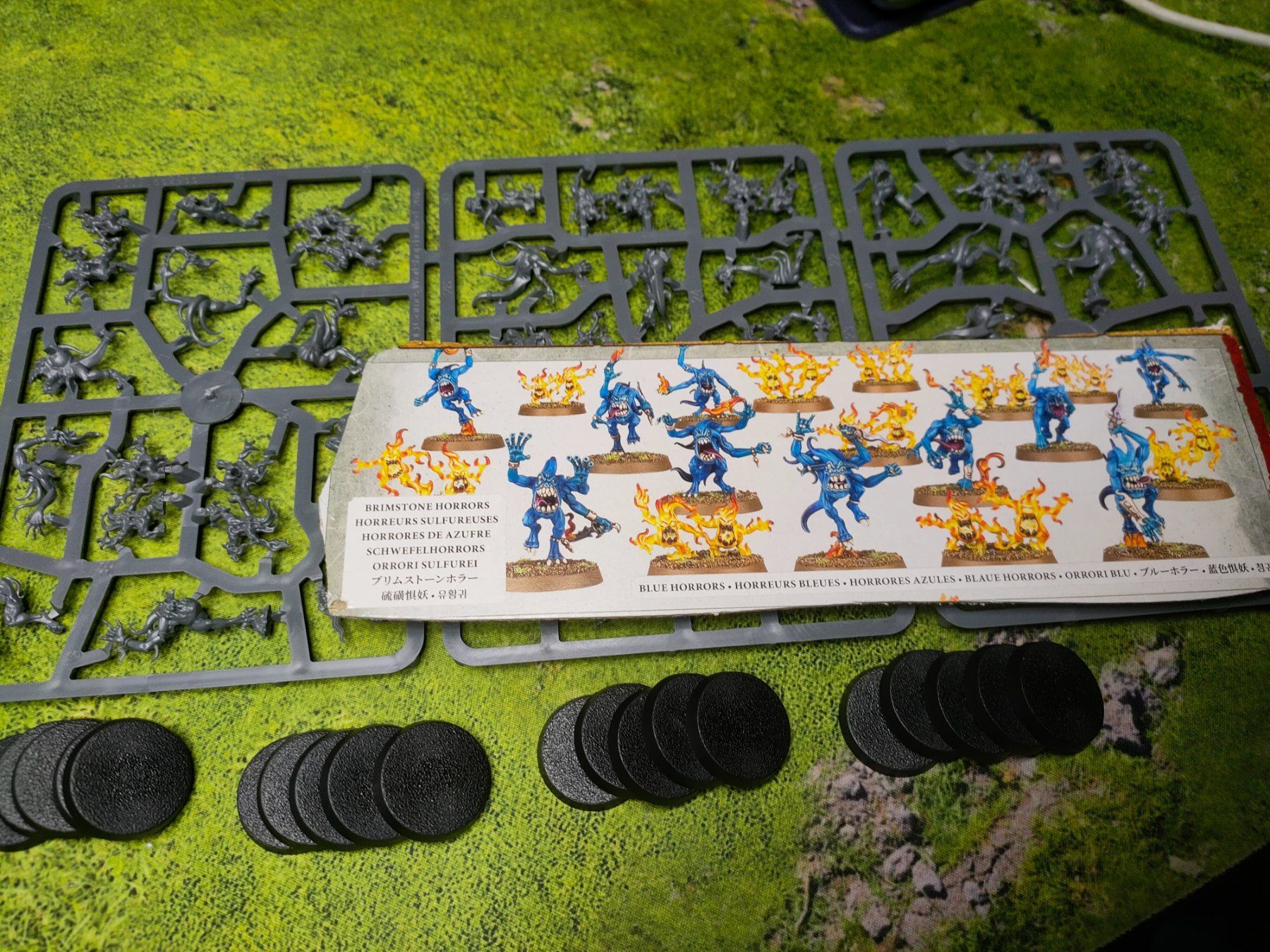20 Blue Horrors,Brimstone AoS Warhammer 40k, Demons of Chaos (Gebraucht ...