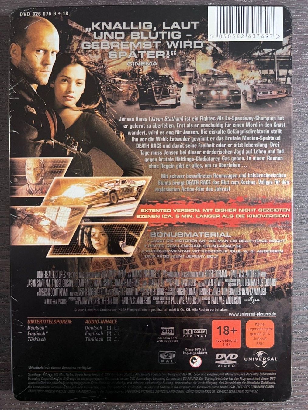 Tutti i DVDs: Death Race – Usato da Zürich venduto da FilmFreunde 1